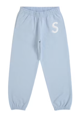 Supreme S Logo Sweatpant (FW25) Light Blue