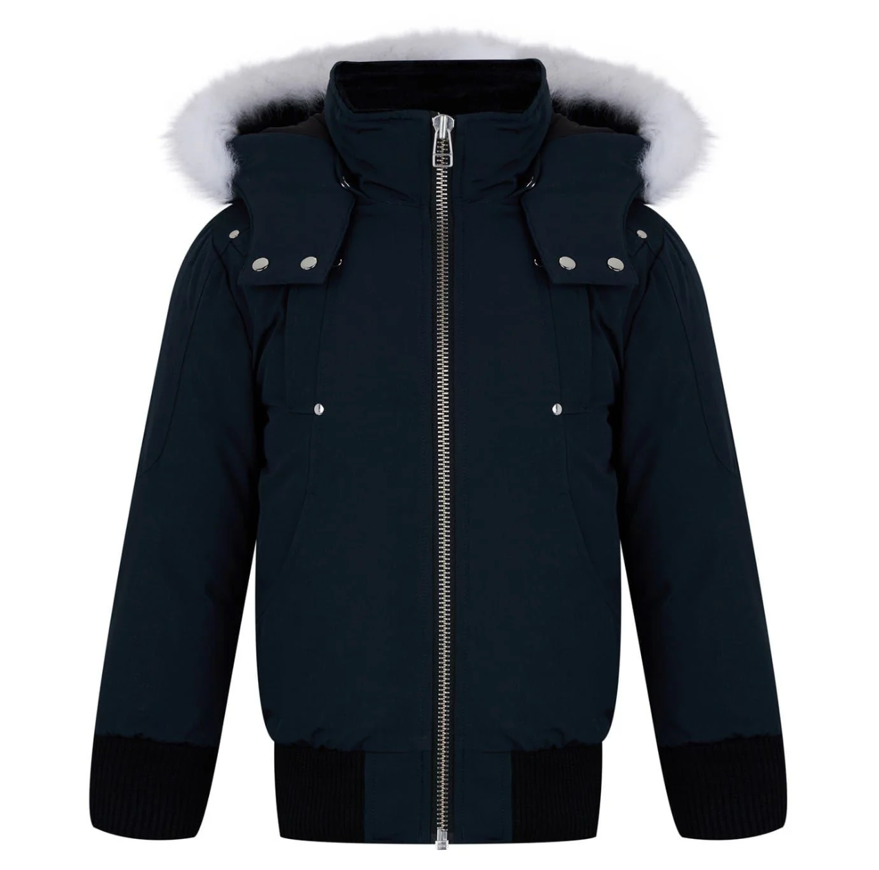 Moose Knuckles Yukon Bomber Jacket Black