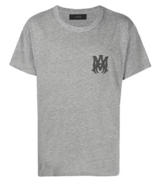 AMIRI M.A. Logo Tee Heather Grey