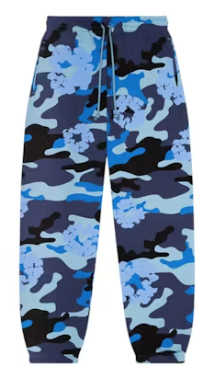 Denim Tears The Cotton Wreath Sweatpant Blue Camo