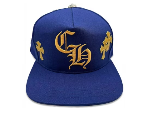 Chrome Hearts Cross Patch Cap Blue/Yellow