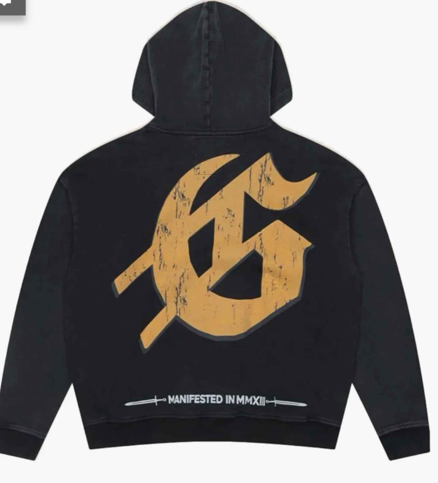 Godspeed Chrome Liberty Zip Hoodie V2 Black Wash