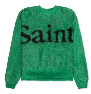 SAINT Mxxxxxx Saint Mohair Knit Crewneck Green
