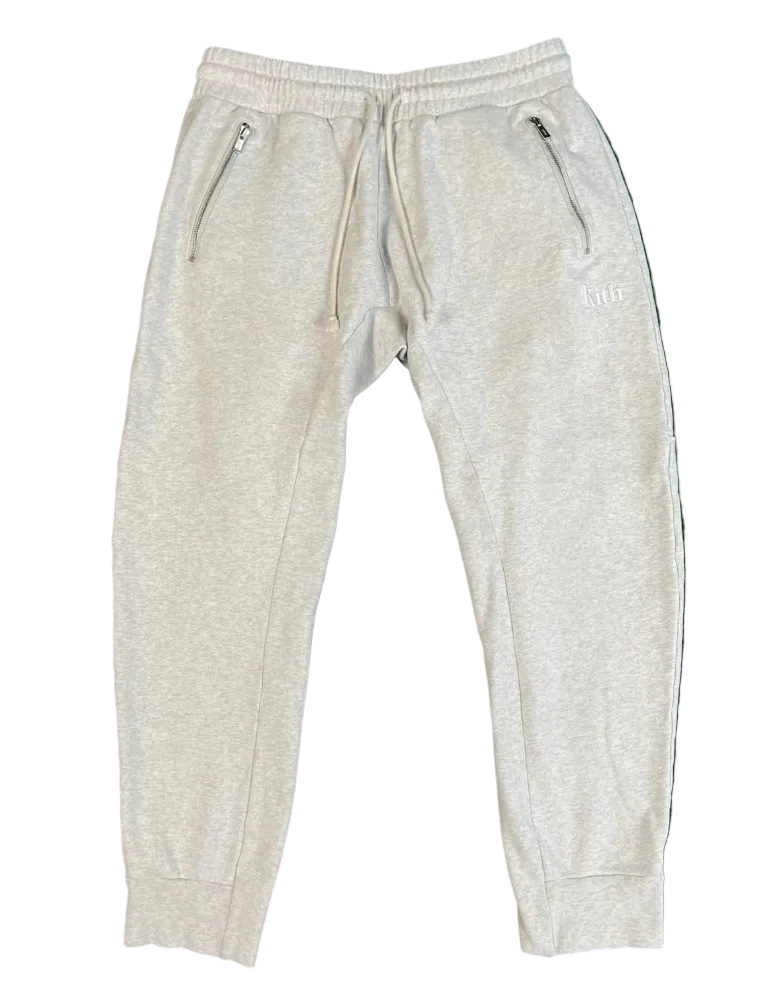 Kith Bleecker Sweatpants Heather Grey