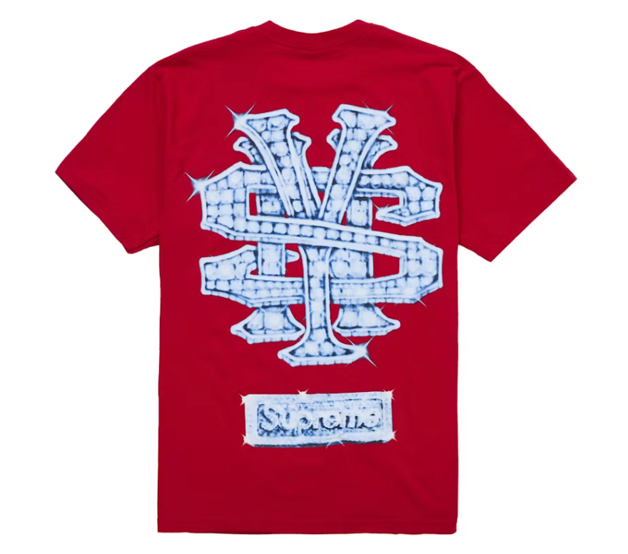 Supreme Snowman Tee Red