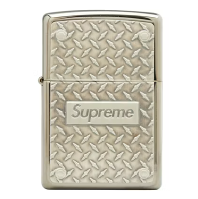 Supreme Diamond Plate Zippo Metal