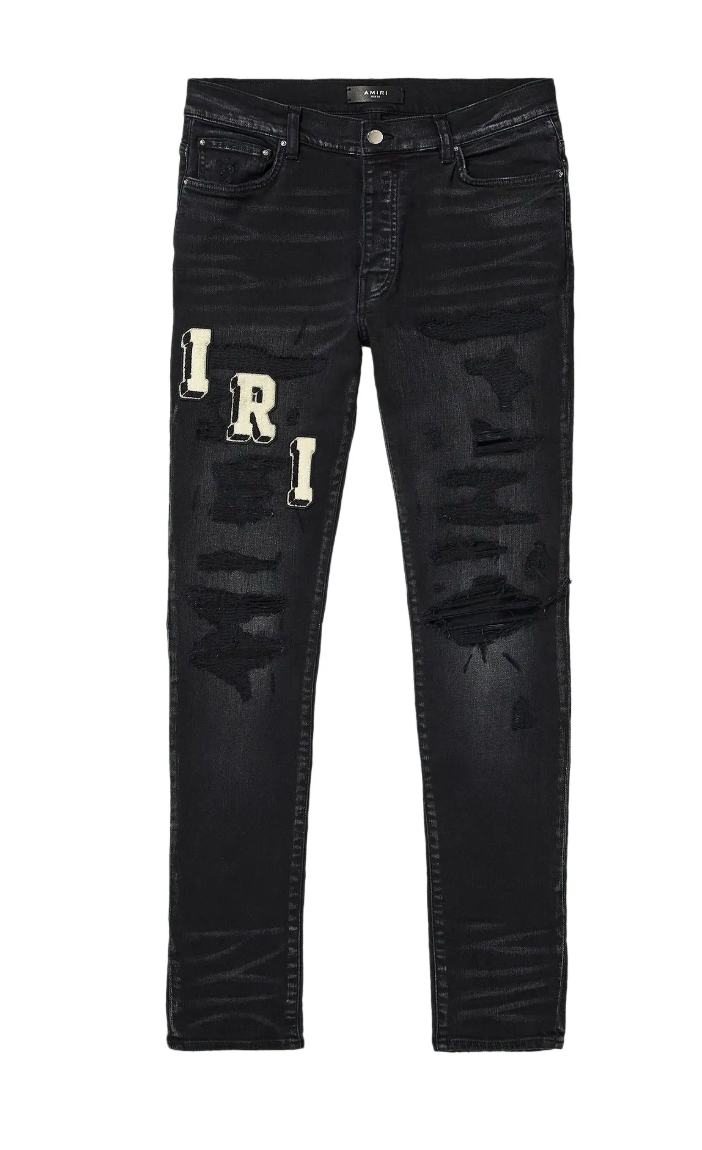 Amiri Varsity Jean Faded Black