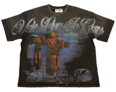 Vale Black Blessed by Faith T-Shirt Black
