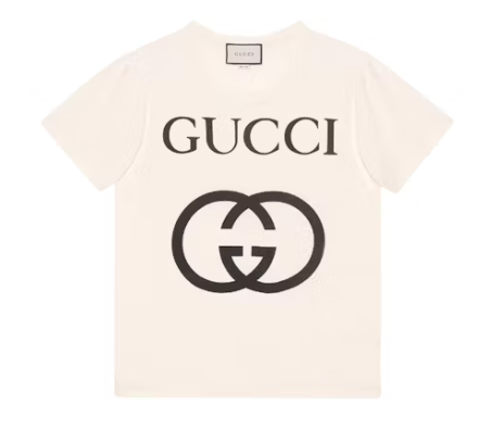 Gucci Oversize with Interlocking G T-shirt White/Black