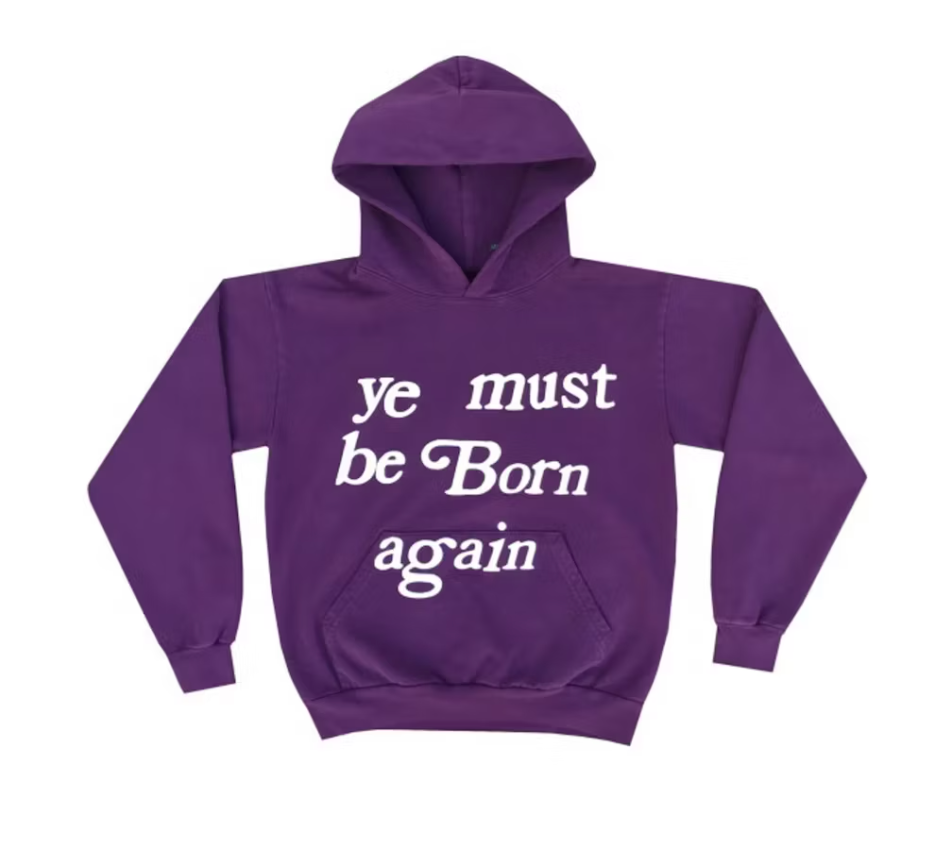 Cactus Plant Flea Market Born Again Hooded Sweatshirt Purple