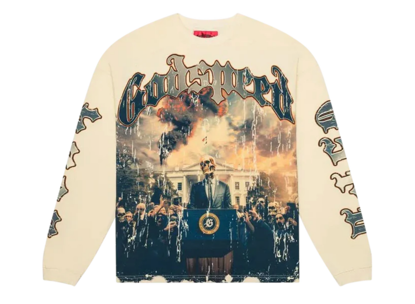 Godspeed V.O.D 2024 Long Sleeve T-Shirt Bone