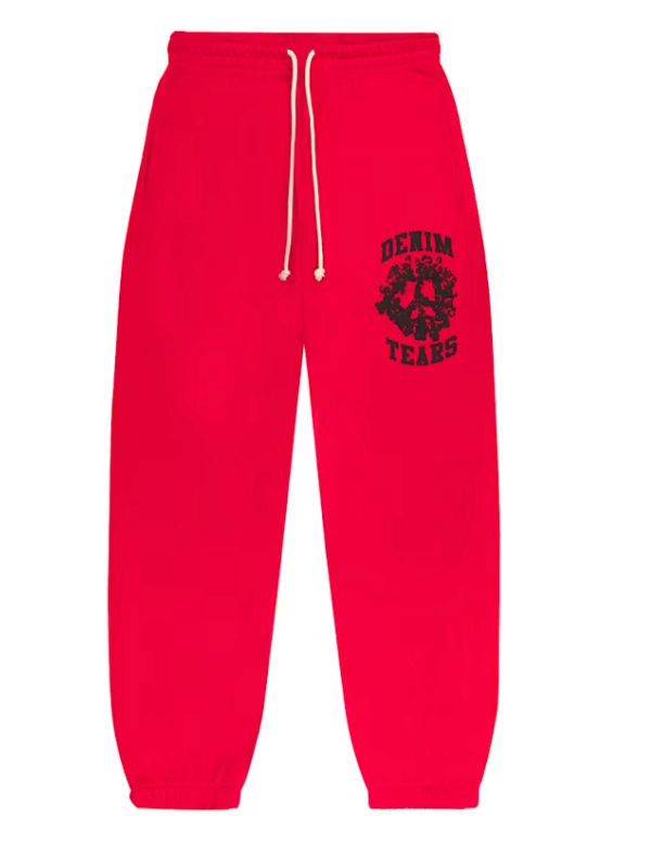 Denim Tears Denim University Zip Hoodie & Sweatpants Red