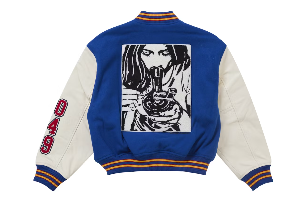 Supreme Hysteric Glamour Varsity Jacket Blue