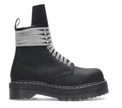 Dr. Martens 1460 DRKSHDW Quad Sole Steel Toe Boot Rick Owens Black