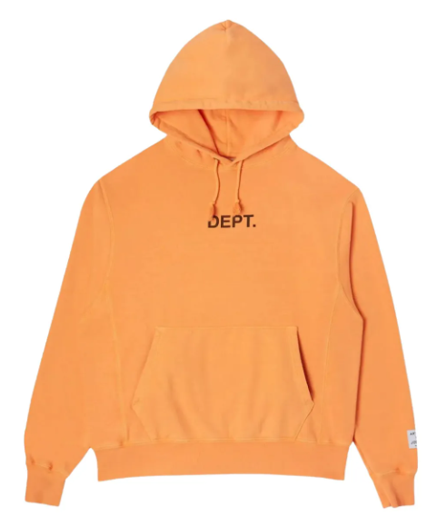 GALLERY DEPT. Logo Print Hoodie Orange