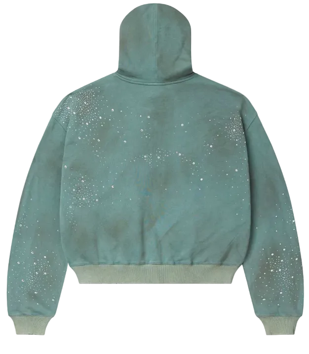Vale Forever Bank Zip Up Hoodie Green