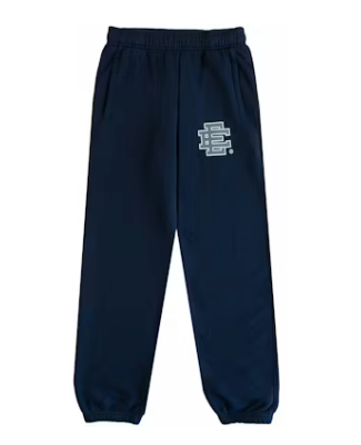 Eric Emanuel EE Basic/Core Hoodie Navy/Grey & Sweatpants Set