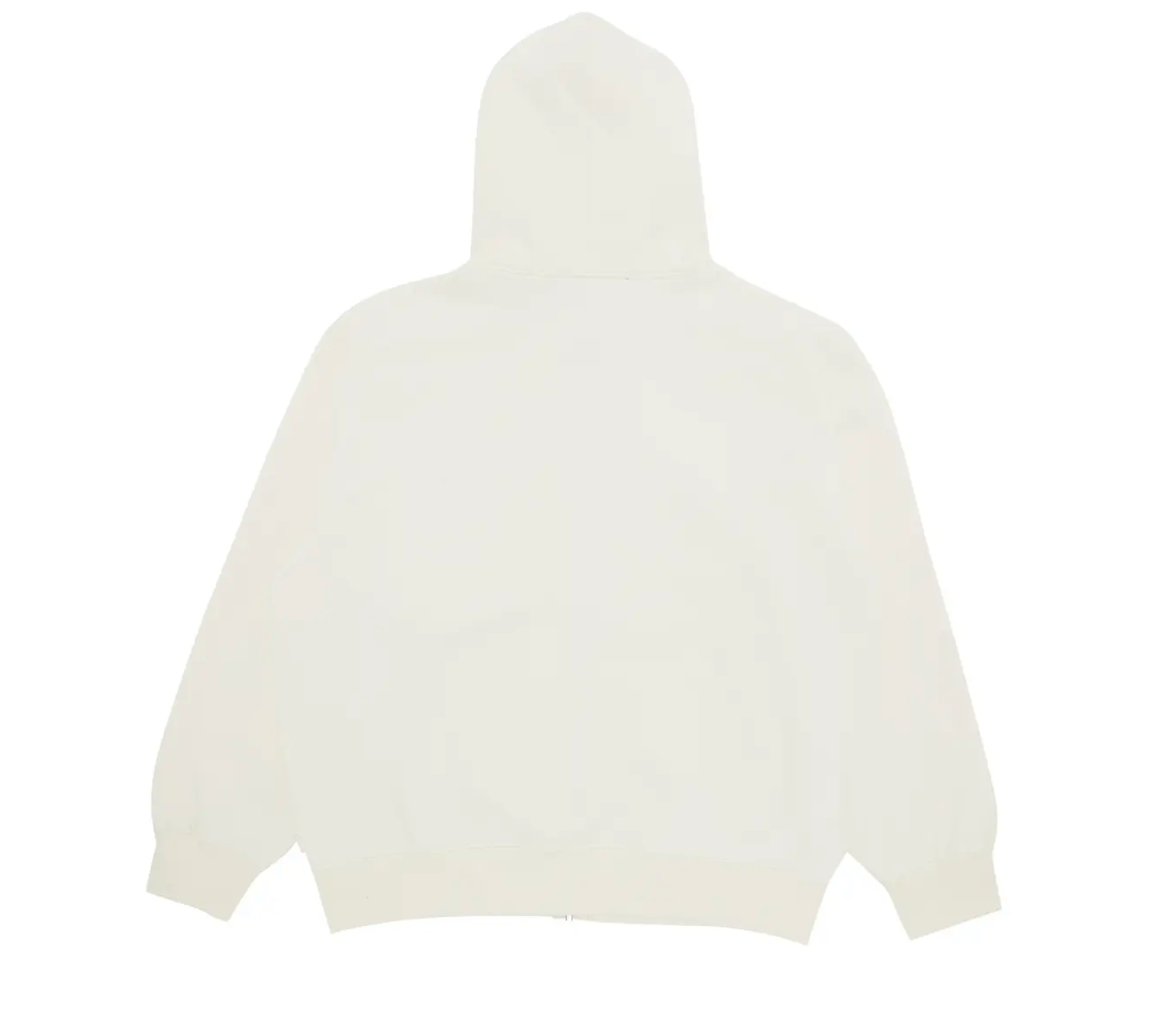 Supreme Divine Zip Up Hooded Sweatshirt White