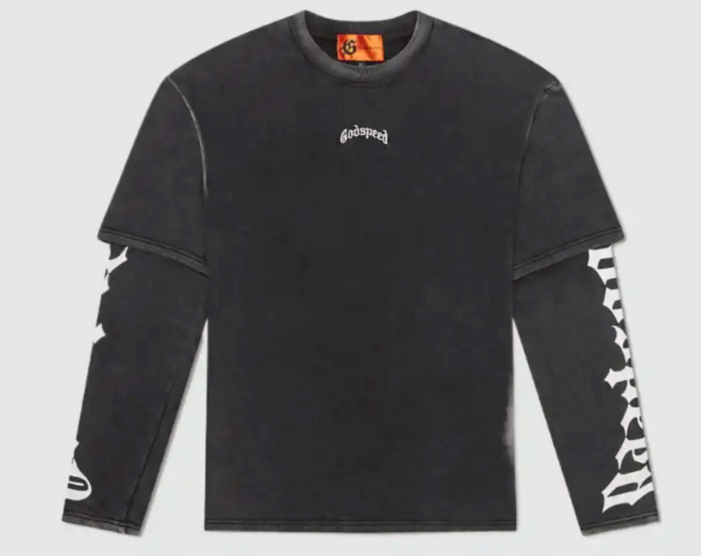 Godspeed Double Layer Long Sleeve T Shirt Black