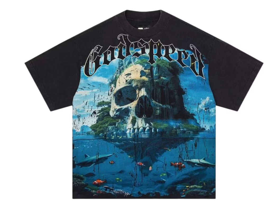 Godspeed Skull Island T-Shirt Black