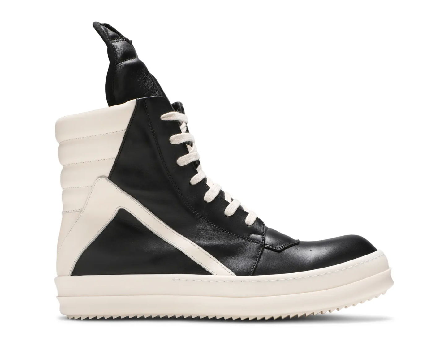 Rick Owens Geobasket Black Milk