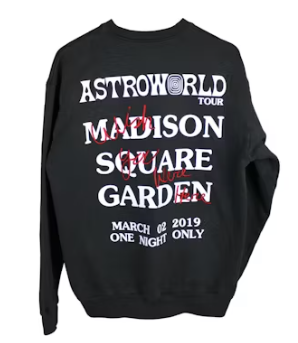 Travis Scott Astroworld I Love NY Crewneck Black
