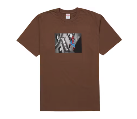Supreme Spider-Man Tee Brown