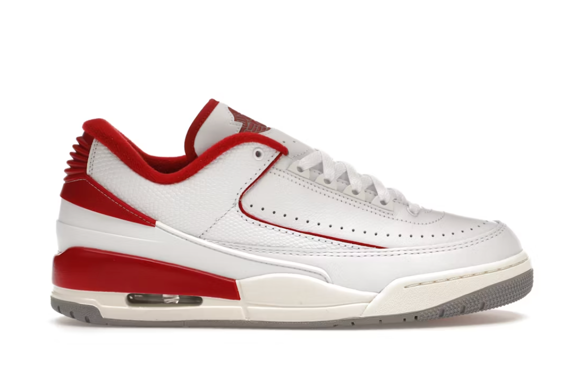 Jordan 2/3 White Varsity Red
