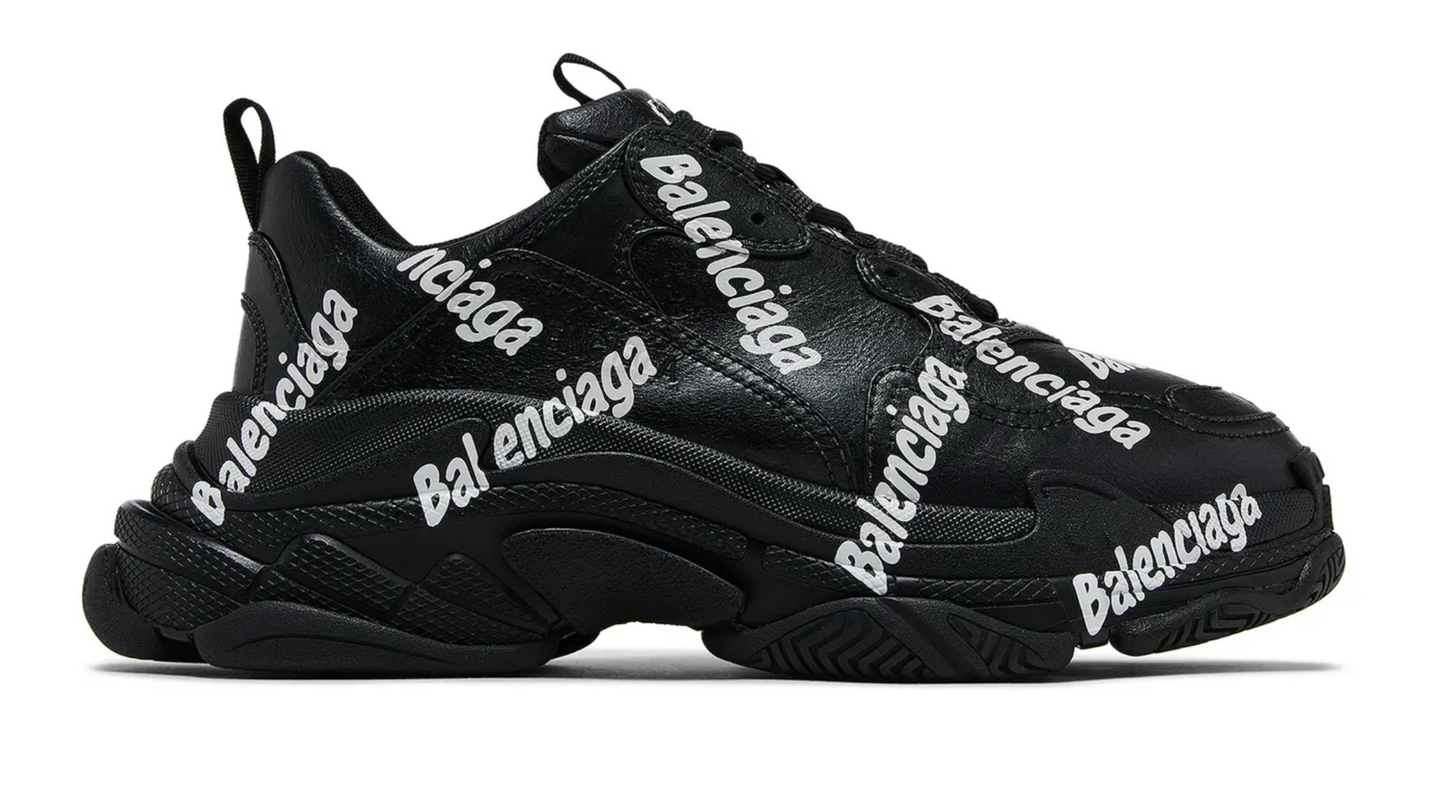 Balenciaga Triple S Logotype Black