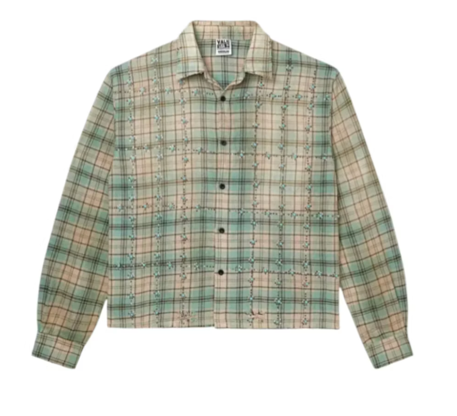 Vale Forever Little Gems L/S Flannel Green
