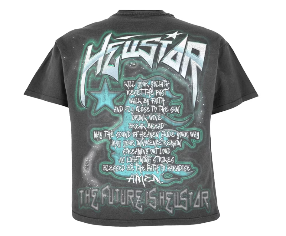 Hellstar The Future T-Shirt Black/Blue