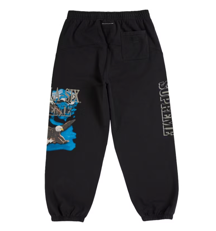 Supreme MM6 Maison Margiela Eagle Sweatpant Black