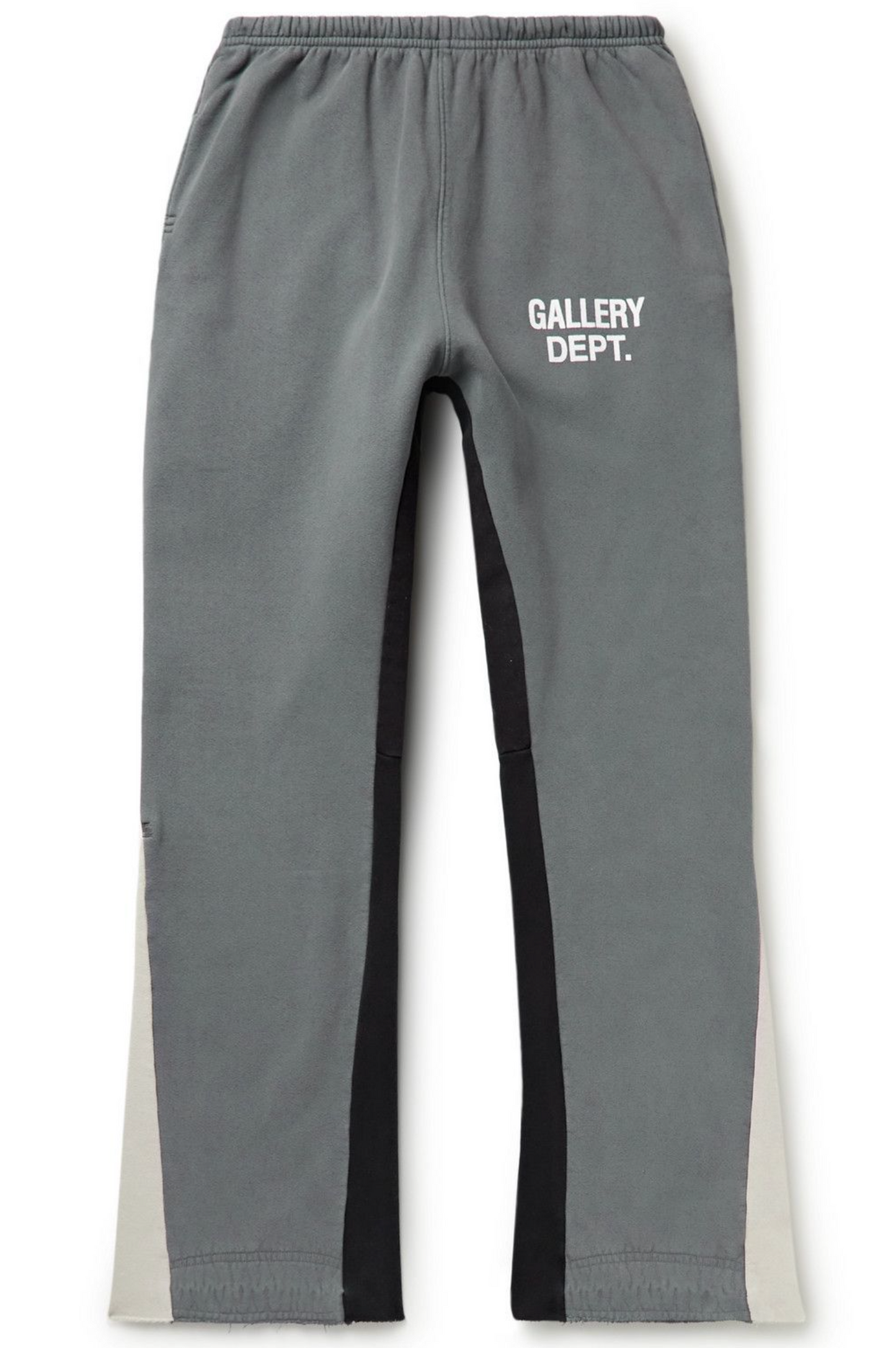 Gallery Dept. Logo-Print Flare Sweatpants Grey
