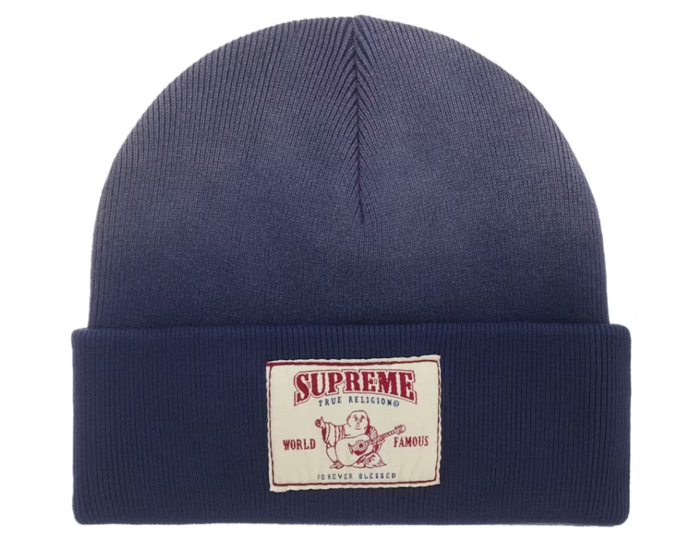 Supreme True Religion Beanie (FW25) Navy