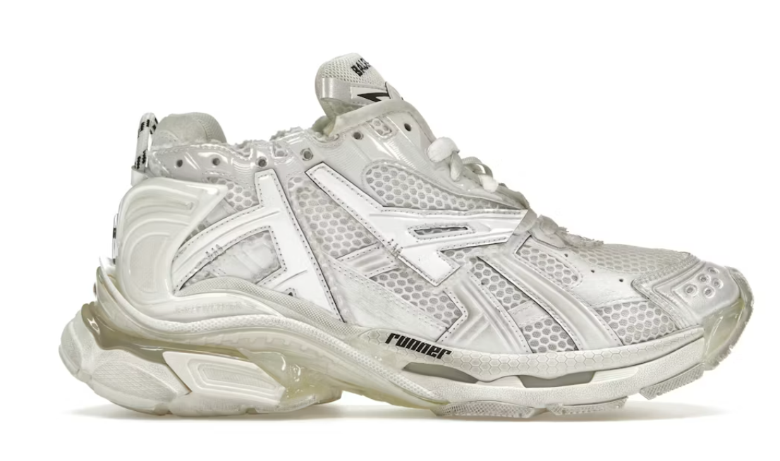 Balenciaga Runner Leather Free White
