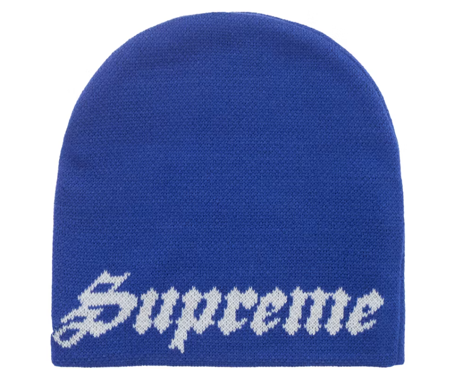 Supreme New Era Ghostface Beanie Blue