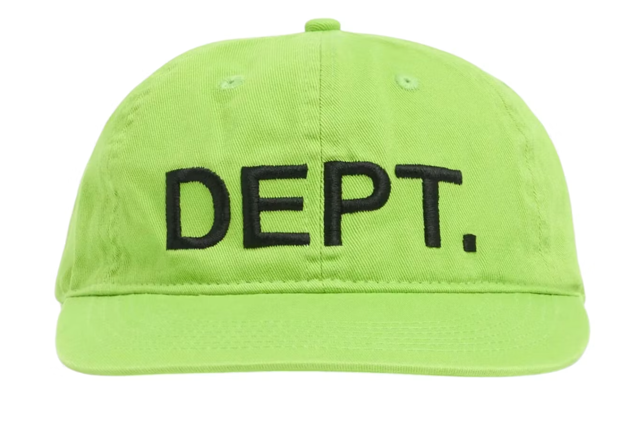 Gallery Dept. Logo Embroidered Hat Flo Green