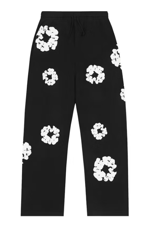 Denim Tears Cotton Wreath Zip Hoodie & Sweatpants Set Black