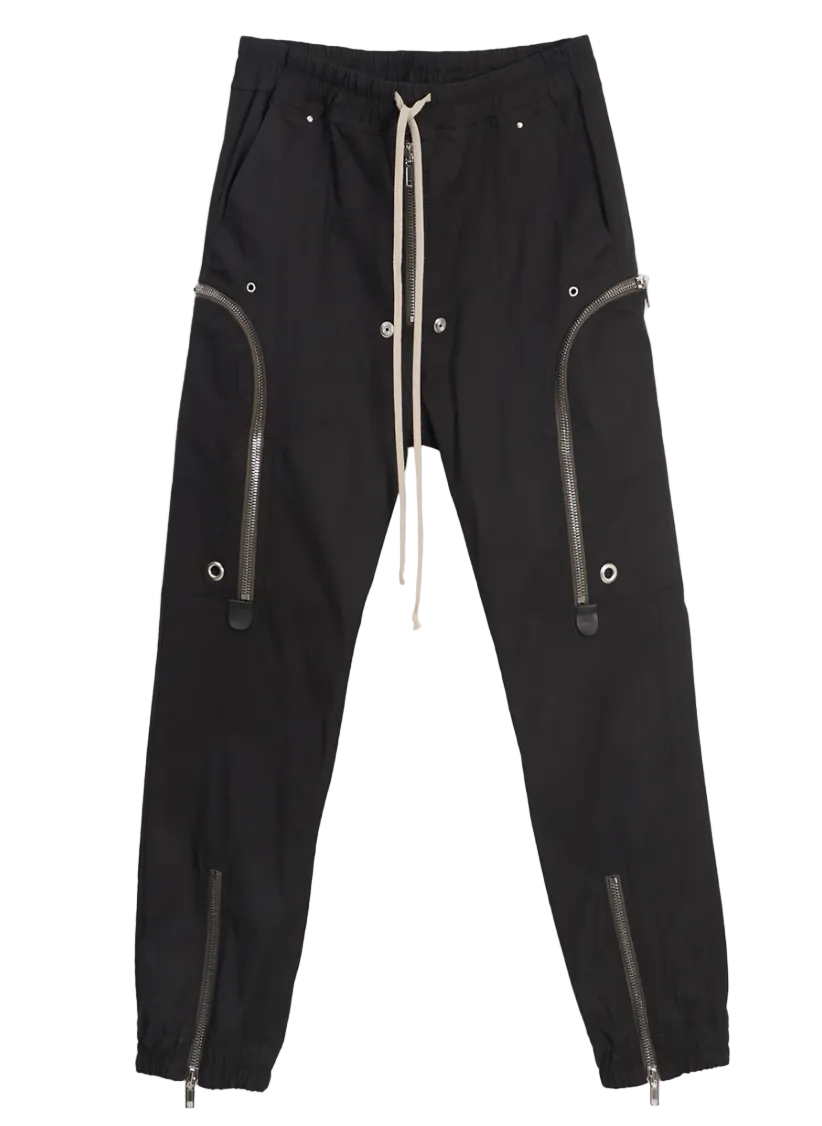 Rick Owens Temple Bauhaus Cargo Pants Black