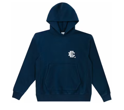 Eric Emanuel EE Basic/Core Hoodie Navy/White