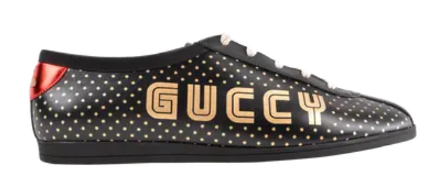 Gucci Falacer Low Guccy Print Black