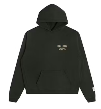 Gallery Dept. 90's GD Logo Hoodie Vintage Black