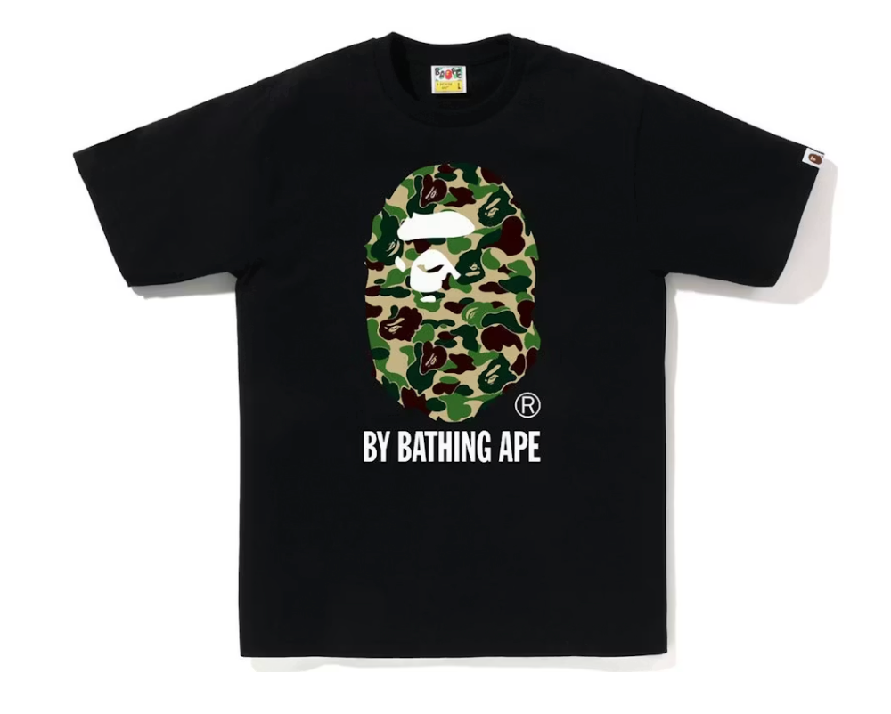 BAPE ABC Camo By Bathing Ape Tee Black/Green