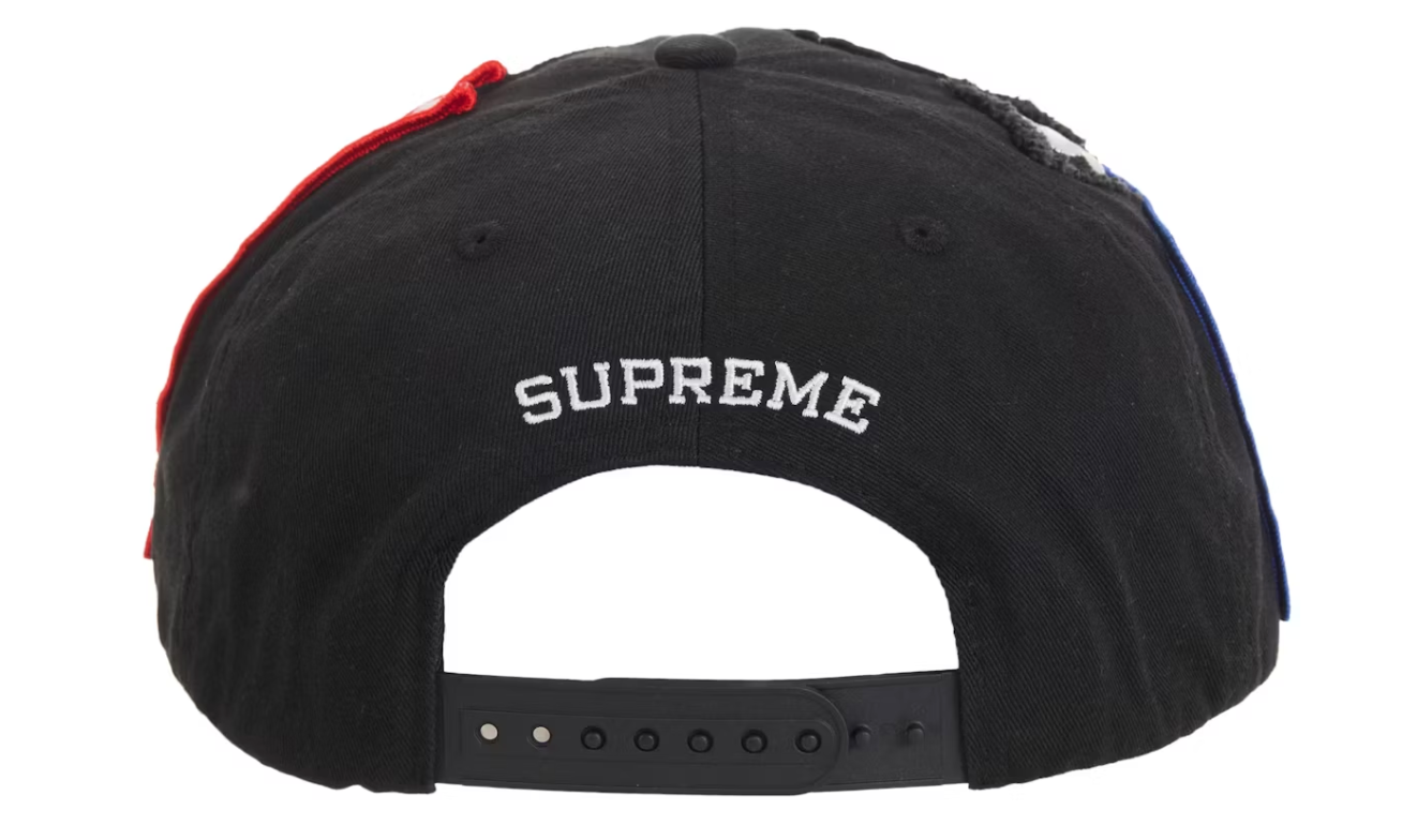 Supreme Patches 6-Panel Black
