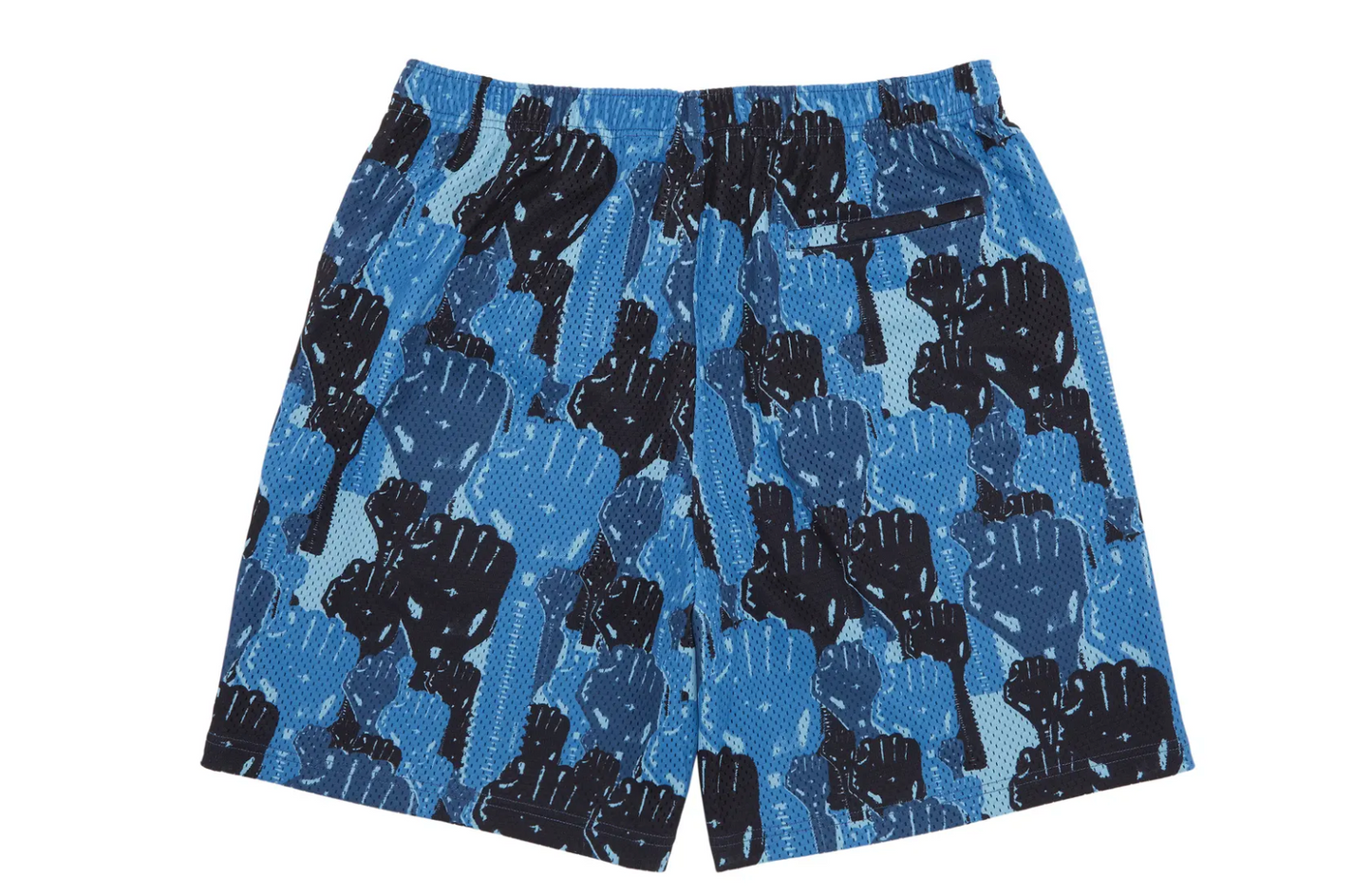 Supreme x Hardies Camo Basketball Short Blue