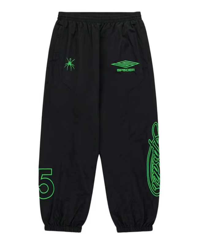 Sp5der Script Warm Up Jacket & Track Pants Set Black
