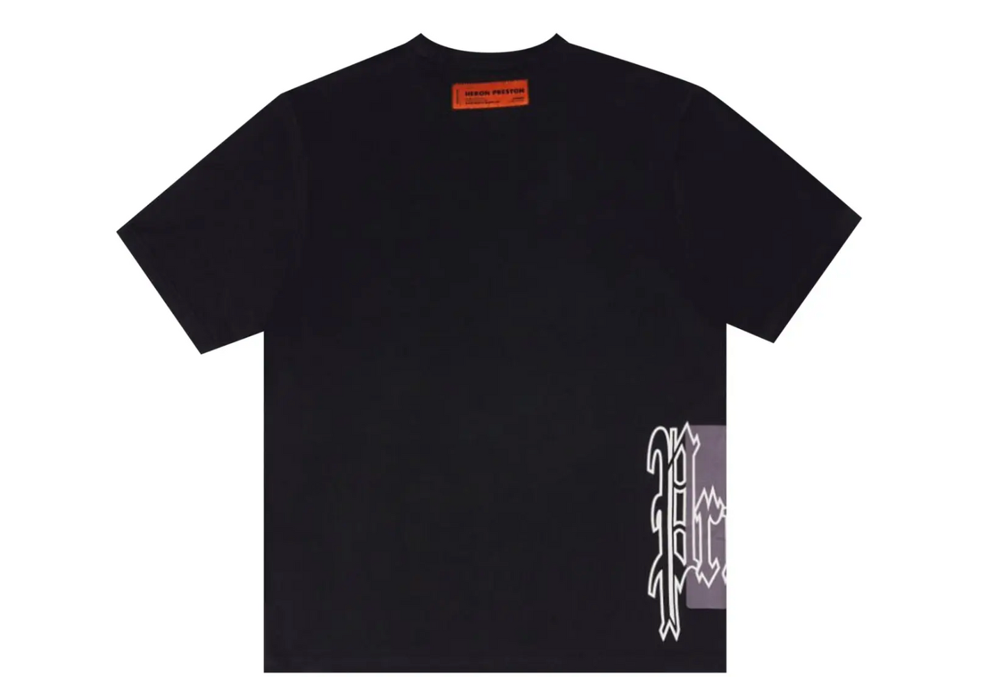 Heron Preston Gothic Color Blocks Short-Sleeve Tee Black/Grey