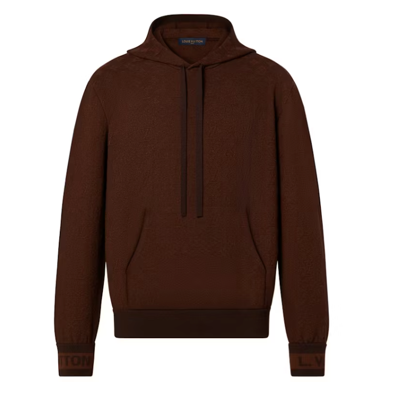 Louis Vuitton Monogram Hoodie Brown