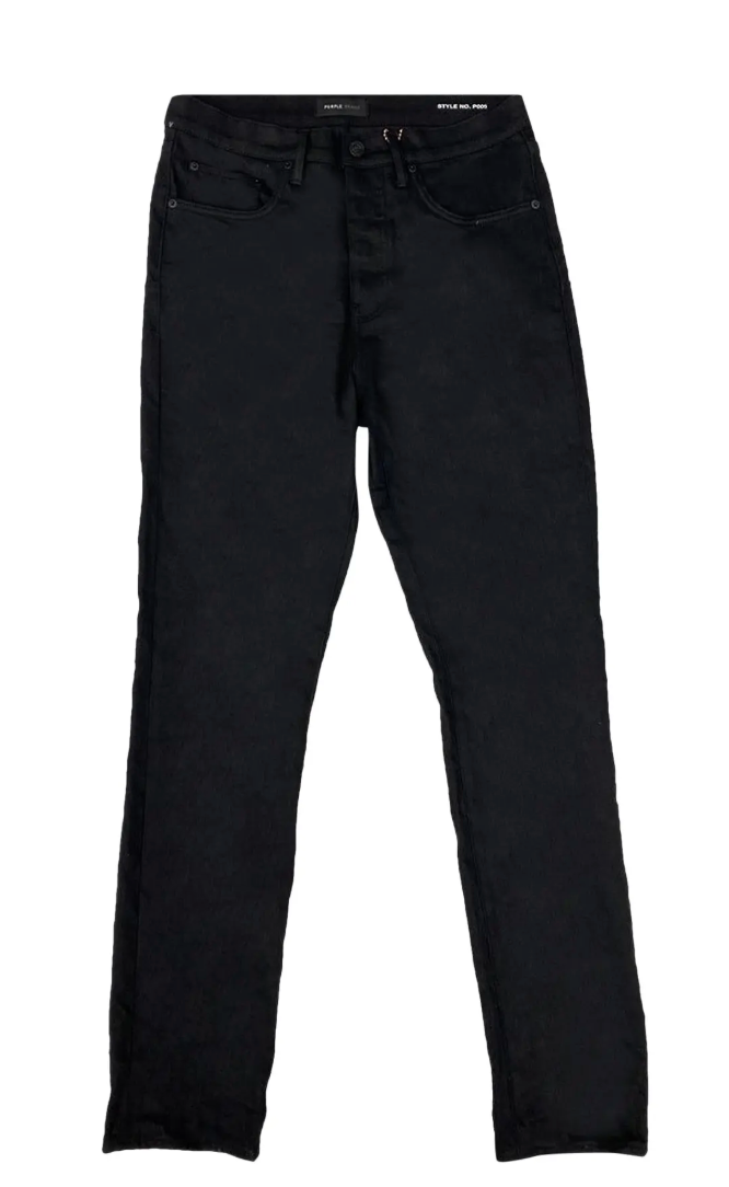 PURPLE BRAND Black Raw Denim Black