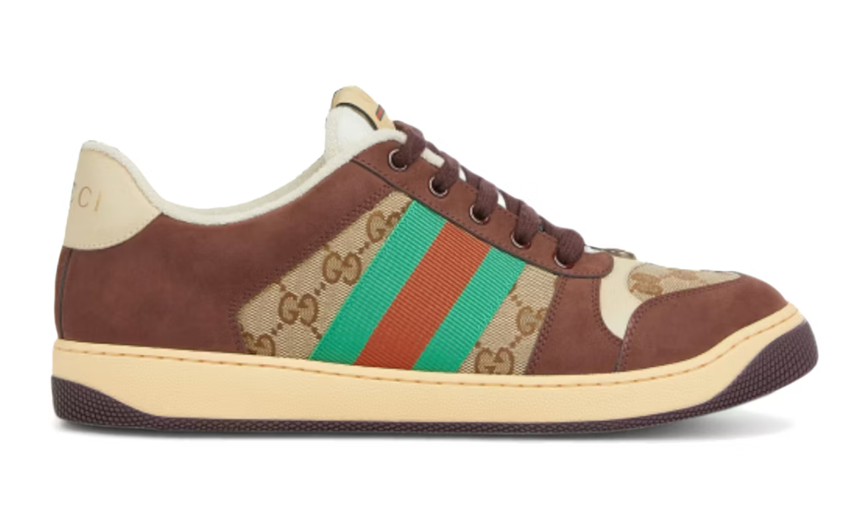 Gucci Screener Beige Dark Brown GG Canvas